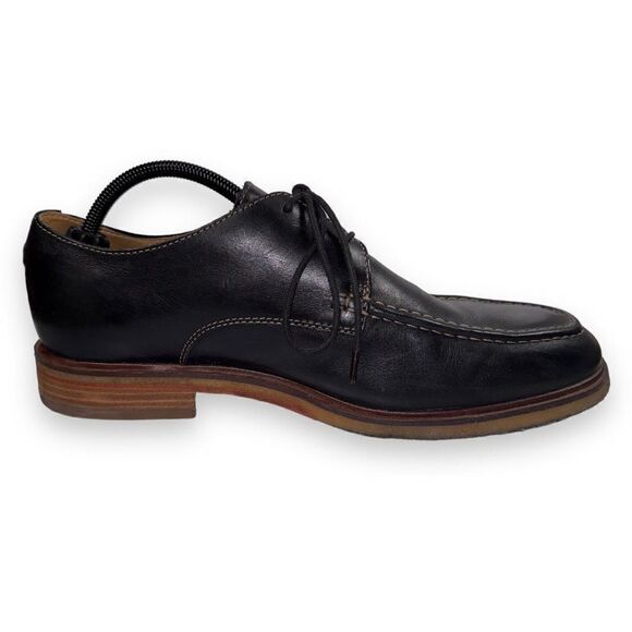 Clarks Clarkdale Apron Oxford Shoes Black Leather 26144457‎ Men\'s 10.5 M